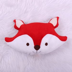 Almofada Decorativa Safari Infantil para Bebê e Crianças em Pelúcia:raposa Vermelha
