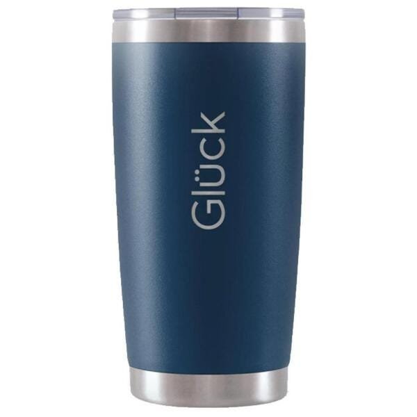 Copo Térmico Tipo Stanley Glück 591Ml Night Blue + Drinks - 2