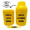 Porta Litrinho Romarinho Pro 300Ml Térmico Preto - 12 Uni - 5