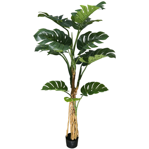 Planta Costela de Adão 12 Folhas 200cm Real Artificial Grande