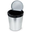 Ver imagem 2 de Lixeira Para Escritório Plástica Metalizada 10L Arqplast