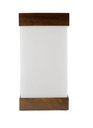 Ver imagem 3 de Arandela Madeira/Acrílico Reta Imbuia 30cm LED 9W 3000K MadeLuz Arandela Antares Reta