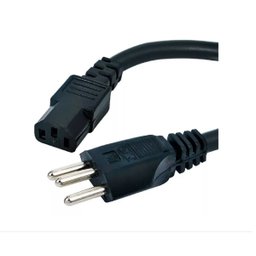 Cabo de Força 5 Metros Tripolar Fonte Pc Reforçado Kit 3pçs - 1