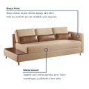 Ver imagem 6 de Sofá 2 Lugares Living 225cm Base em Aço Cronnos