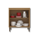 Ver imagem 3 de Balcão para Cooktop 0,80m com 2 Portas Berlim Ipê Decibal Co6202.0001