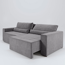 Ver mais imagens de Sofa Cama 240cm Retratil e Reclinavel 4 Lugares Nepal