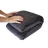 Manta Canelada Queen Microfibra Soft Premium Chumbo - 2
