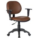 Ver imagem 2 de Cadeira Giratória Internauta Lisa Marrom