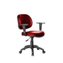 Ver imagem 1 de Cadeira Executiva Giratória Internauta Courissimo Vermelha