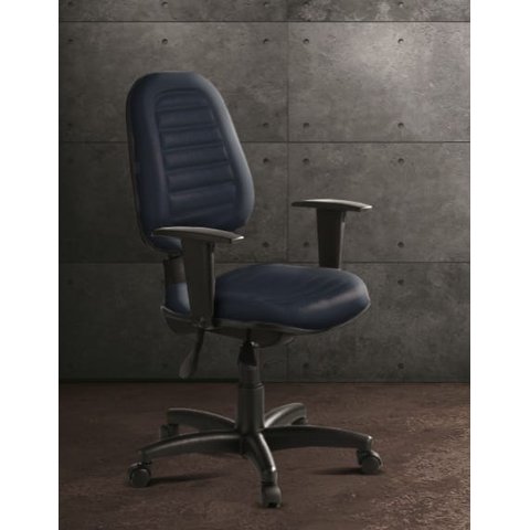 Cadeira de Escritório Internauta Premium Azul Escuro