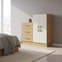 Ver imagem 1 de Cômoda 3 Gavetas 2 Portas 90cm Soft Soluzione Móveis