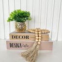 Ver imagem 2 de Decoração Dupla Livro + Vaso Cachepô Dourado e Enfeite Colar