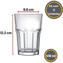 Ver imagem 3 de Conjunto 12 Copos Bristol Long Drink Vaso 410ml Vidro Nadir