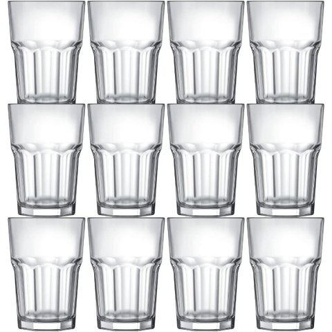 Conjunto 12 Copos Bristol Long Drink Vaso 410ml Vidro Nadir
