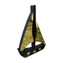 Ver imagem 1 de Barco 03 em Mdf Decoryou - Ref 343 Ouro