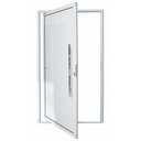 Ver imagem 3 de Porta Pivotante Alumínio Branco Lambril C/puxador 100cm Maxx