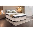 Ver imagem 1 de Cama Box Baú Queen Size Bipartida Serenelife - Suede Bege Claro
