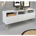 Ver imagem 2 de Aparador Multiuso 3 Portas 3 Prateleiras Salatto Porte Urbano