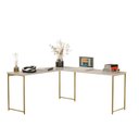 Ver imagem 1 de Mesa em L sem Prateleira Office em Mdf Estilo Industrial Klm Store