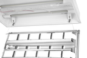Ver imagem 2 de Luminária de embutir T8 T10 para 2 lâmpadas tubulares de 600mm Alumbra