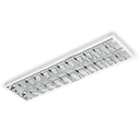 Ver imagem 1 de Luminária de embutir T8 T10 para 2 lâmpadas tubulares de 600mm Alumbra