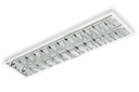 Ver imagem 1 de Luminária de embutir T8 T10 para 2 lâmpadas tubulares de 600mm Alumbra