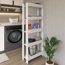 Ver imagem 4 de Armário Multiuso Movlar 5 Prateleiras Organizador Lavanderia