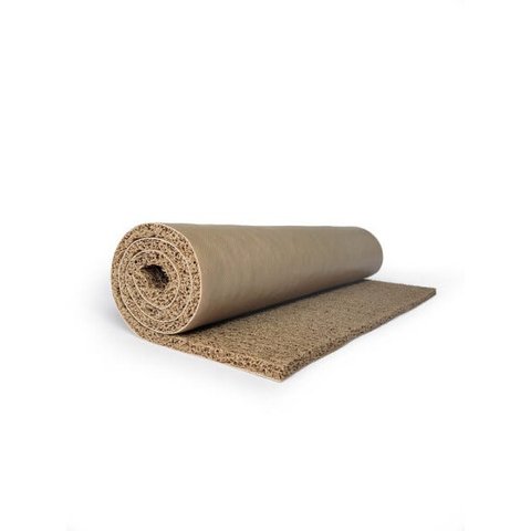 Tapete Capacho Vinil 12mm Mob Cores 60x100 - Bege Escuro