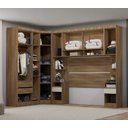 Ver imagem 2 de Guarda Roupa Dormitório Modulado Veneza Casal Queen 1,58 m Canto Luciane M06:Arenas