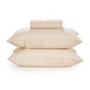 Ver imagem 1 de Lençol com Elástico Queen Karsten 150 Fios 100% Algodão com Fronha Nuance Marfim
