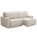 Ver imagem 5 de Sofá 3 Lugares Retrátil Reclinável para Sala de Estar 250cm Odilon F04 Linho Creme - Lyam Decor