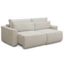 Ver imagem 6 de Sofá 3 Lugares Retrátil Reclinável para Sala de Estar 250cm Odilon F04 Linho Creme - Lyam Decor