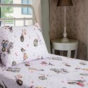 Ver imagem 2 de Jogo de Lençol Solteiro Kazzavip Malha Misto 70% Algodão e 30% Poliéster Estampado com Elástico 2 Pe