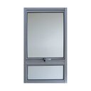 Ver imagem 1 de Janela de Alumínio Branco Vitro Máximo Ar Com Bandeira Suprema CMC Classic - 0.60 (L) X 1.00 (A)