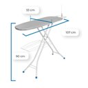 Ver imagem 2 de Tábua de Passar Roupa em Aço Reforçada Metalizado Resistente e Moderna 1001 Top Plus