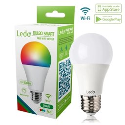 Lâmpada Inteligente Bulbo Smart Rgb Wi-Fi 10W Bivolt E27 - 1