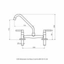 Ver imagem 3 de Torneira Misturador de Pia para Cozinha - Útil Perflex