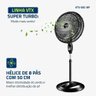 Ventilador de Coluna Mondial Super Turbo 8 Pás 150w 50cm Preto e Prata Vtx-50c-8p 127v - 6