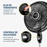 Ventilador de Coluna Mondial Super Turbo 8 Pás 150w 50cm Preto e Prata Vtx-50c-8p 127v - 2