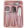 Jogo Talheres Inox Caprese 24 Peças Nude Co0578041 Fratelli - 1