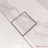 Ralo Oculto Invisível 15x15cm para Banheiro Astra Quadrado Plástico Cinza - 2