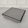 Ralo Oculto Invisível 15x15cm para Banheiro Astra Quadrado Plástico Cinza - 5