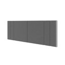 Ver imagem 3 de Cabeceira Para Cama Casal Tulipa 1,60 Estofada Suede Cinza - Rede Móveis