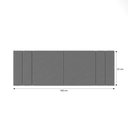 Ver imagem 5 de Cabeceira Para Cama Casal Tulipa 1,60 Estofada Suede Cinza - Rede Móveis