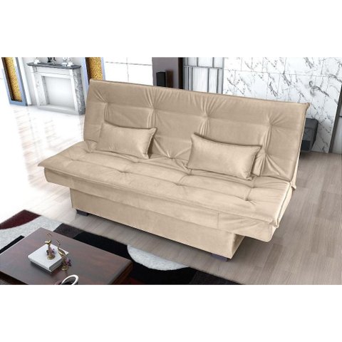 Sofá Cama 3 Lugares Casal Premium Reclinavel 1,80 Larg Esmeralda Matrix