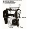 Organizador Banheiro Porta Secador de Cabelo Suporte Cromado Chapinha e Escova - 2