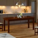 Ver imagem 1 de Mesa de Jantar 2m em Madeira Maciça para 8 Cadeiras