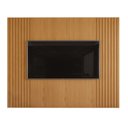 Ver imagem 2 de Painel para TV até 84 Polegadas Ripado Real MDF 218CMX234CM Sierra Marrom
