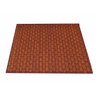 Tapetinho Tipo Capacho de Sisal Ambientes 60x80 Natural - Laranja Escuro - 4