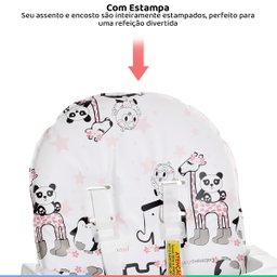 Cadeira Alta De Bebê Para Alimentação Refeição Até 23 Kg Nick Zoo Galzerano - 5